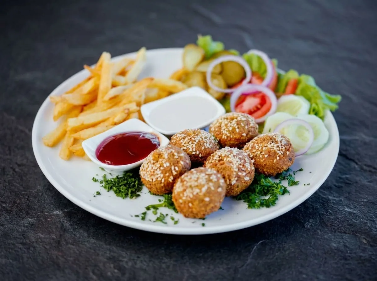 Assiette de falafels