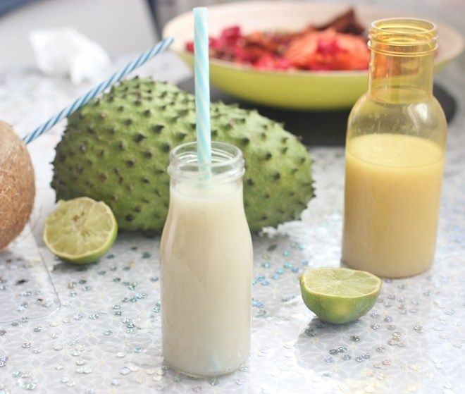 Jus de corossol au citron