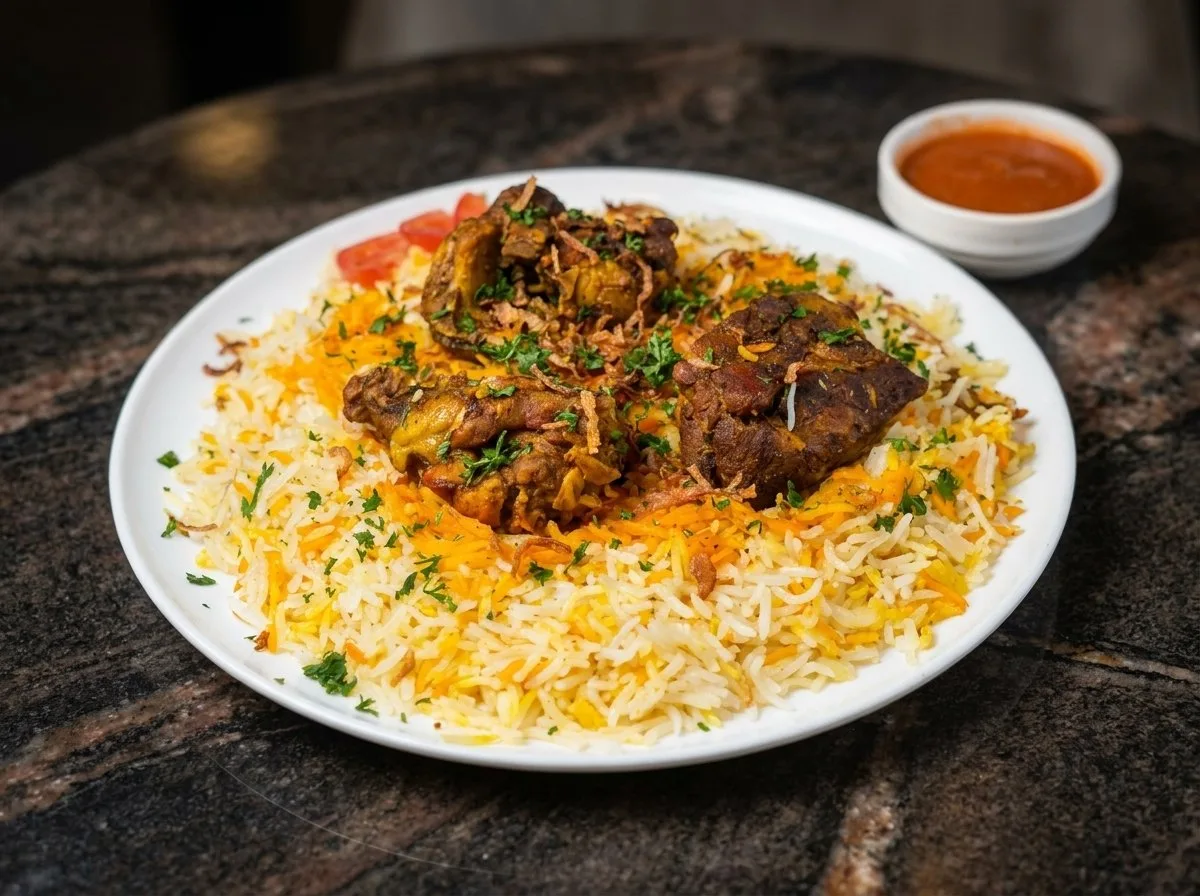 Dubai Rice with Lamb