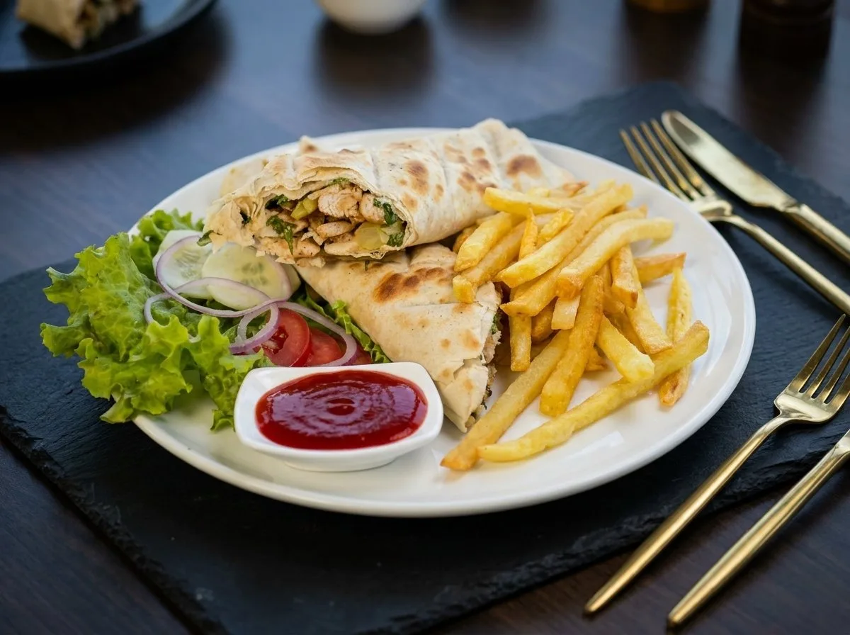 Sandwich Shawarma de poulet