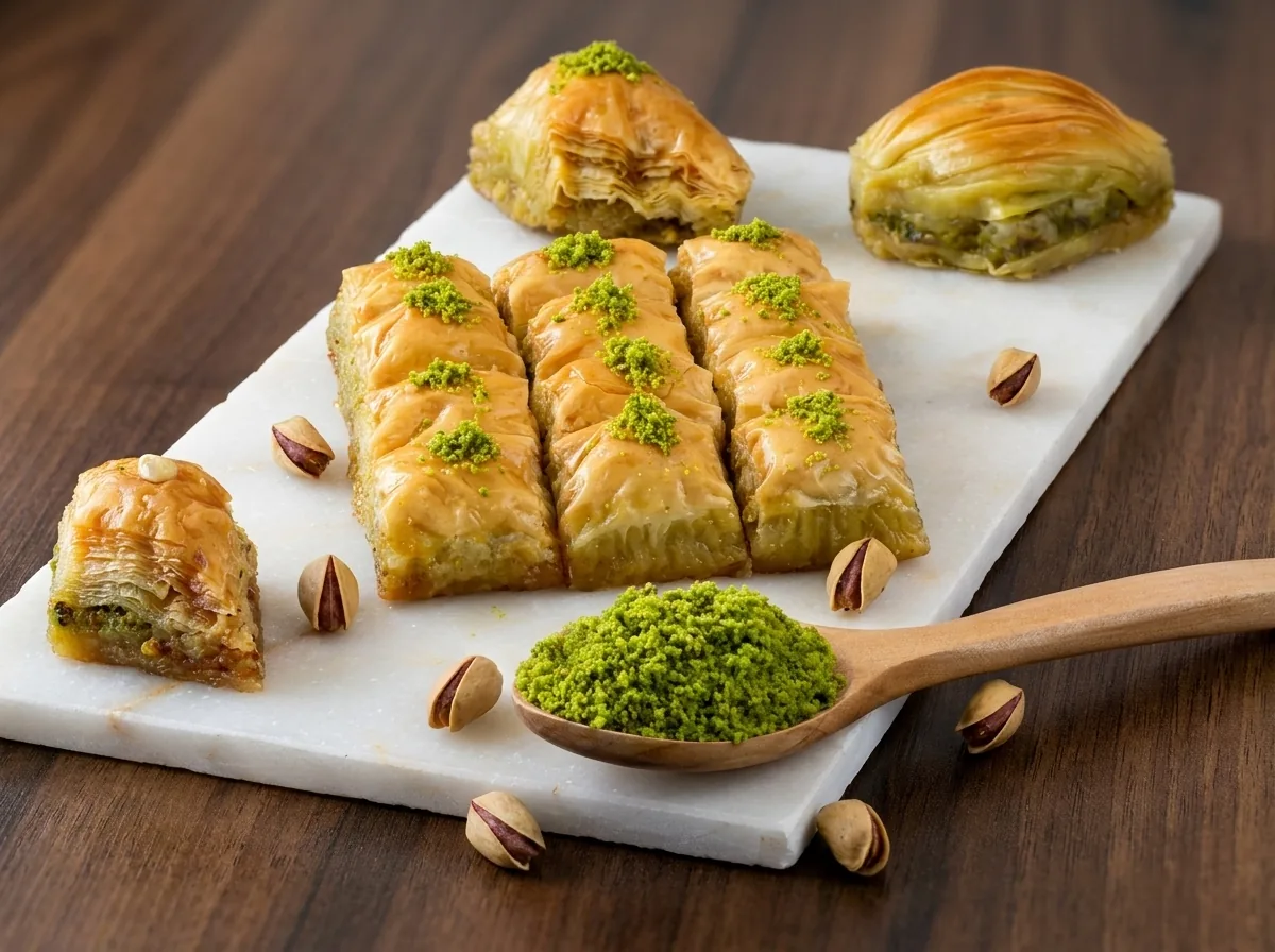 开心果果仁蜜饼 (Baklava)